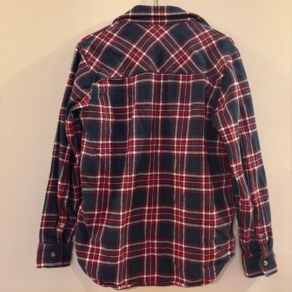 TNA Red and Blue thick Plaid Button Down Shirt, Sz S, great condition - Picture 2 of 8